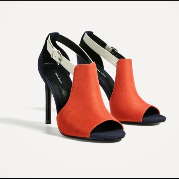 Zara Shoes - Zara Colorblock Heels